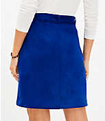 Faux Suede Belted Pocket Skirt carousel Product Image 3