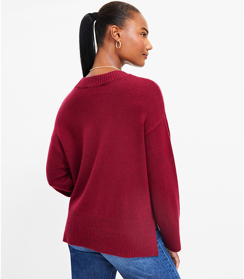 V-Neck Pocket Sweater