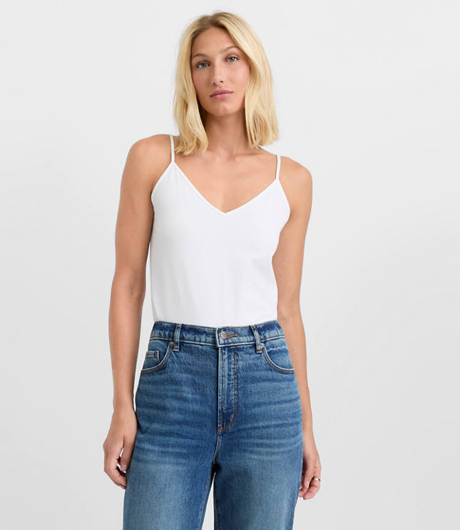 Petite V-Neck Layering Cami