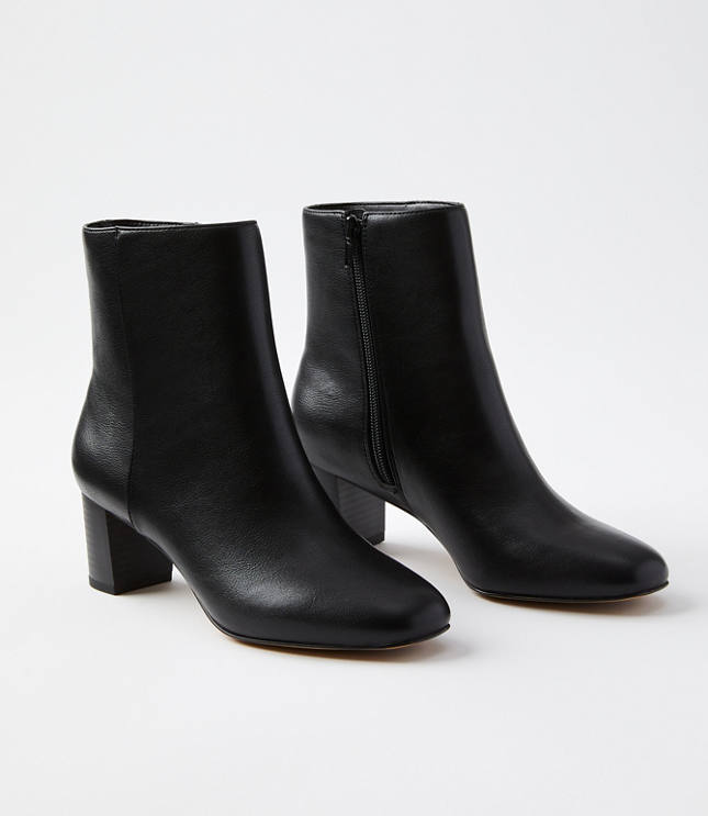 Seamed Heel Booties