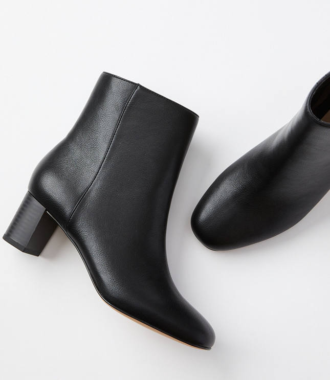 Seamed Heel Booties