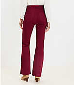 Petite High Rise Slim Flare Jeans in Magical Plum carousel Product Image 3