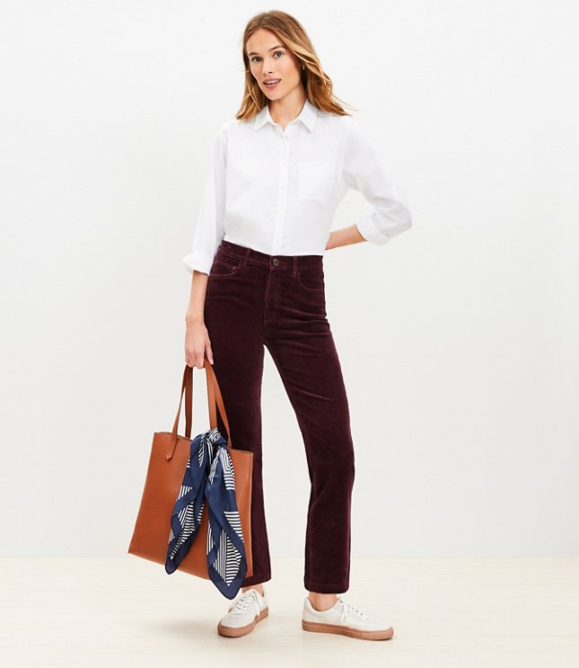 Tall Straight Corduroy Pants