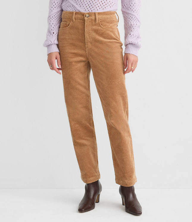 Tall Straight Corduroy Pants