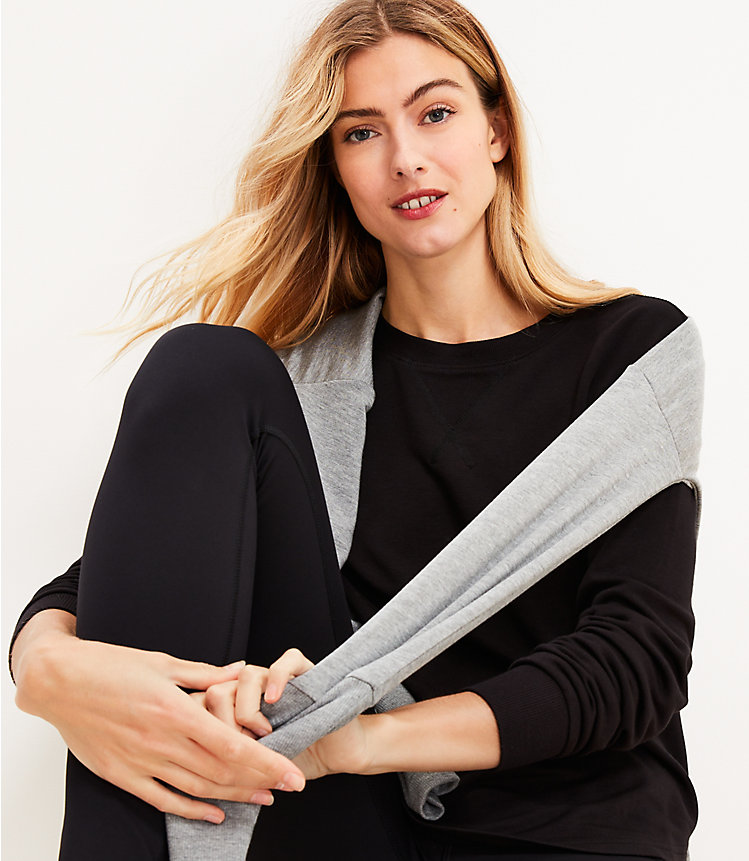 Lou & Grey Signaturesoft Shirttail Sweatshirt image number 1