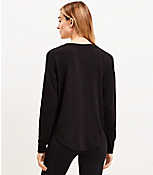Lou & Grey Signaturesoft Shirttail Sweatshirt carousel Product Image 3