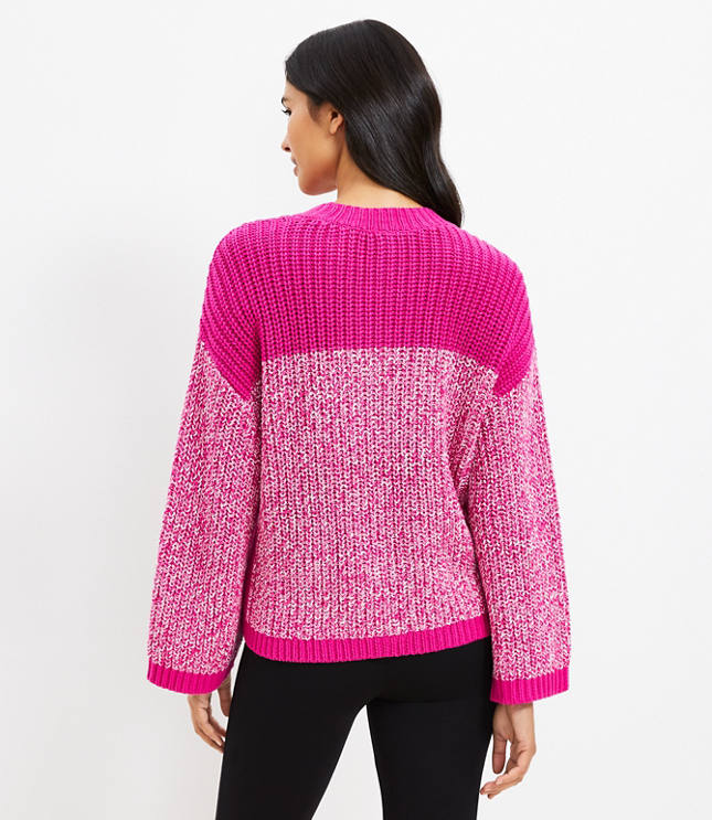 Lou & Grey Marled Colorblock Sweater