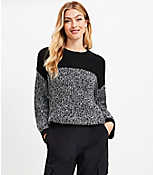 Lou & Grey Marled Colorblock Sweater carousel Product Image 1