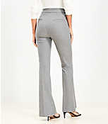 Tab Waist Flare Pants in Melange Bi-Stretch carousel Product Image 3