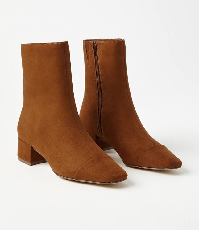 Seamed Heel Booties