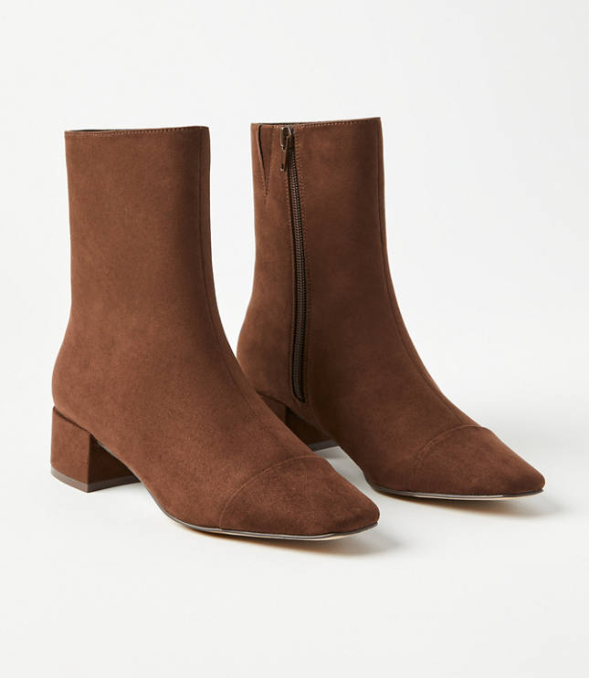 Cap Toe Booties