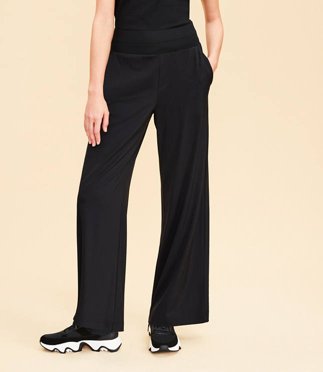 New York & Company, Pants & Jumpsuits, New York Co 7th Ave Womens Black  Wide Leg Pants Size Petite