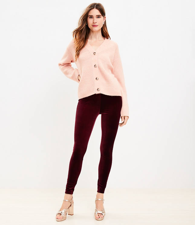 Loft velvet leggings hotsell