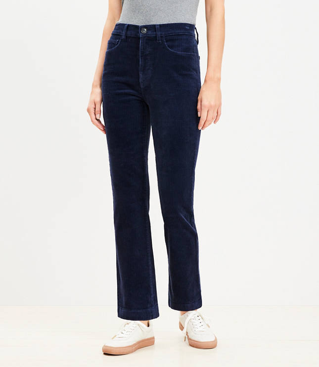 Petite Straight Corduroy Pants