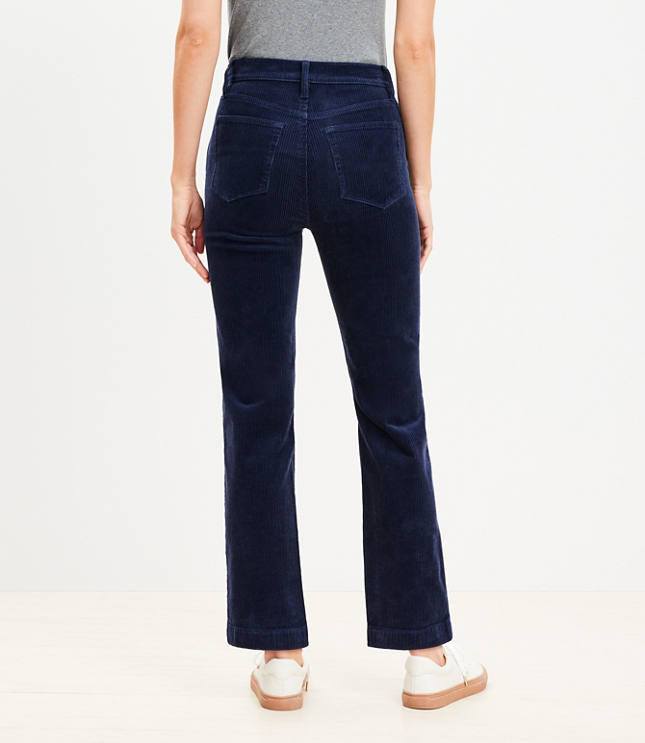 Petite Straight Corduroy Pants