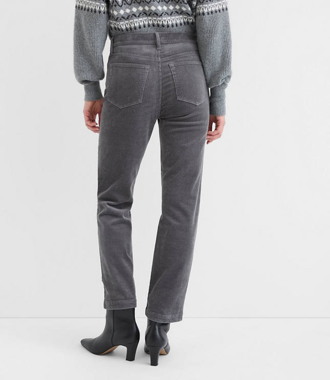 Petite Straight Corduroy Pants