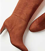 Seamed Heeled Tall Boots carousel Product Image 2