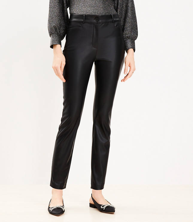 LOFT, Pants & Jumpsuits, Loft Faux Leather Leggings