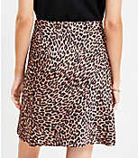 Petite Leopard Print Bias Skirt carousel Product Image 3