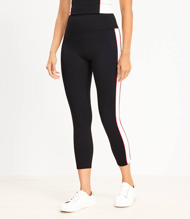 New Balance Black White Logo Stripe Activewear Leggings Women's Size X-Small  XS - $14 - From Taylor