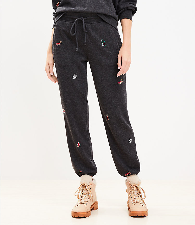 Lou & Grey Ski Lodge Cozy Cotton Terry Joggers image number 0
