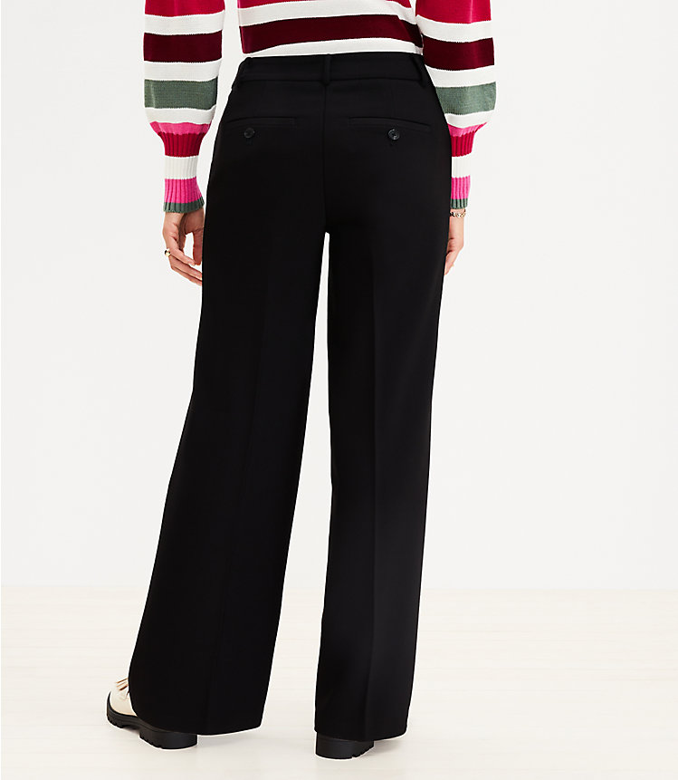 Petite Curvy Trouser Pants in Doubleface image number null