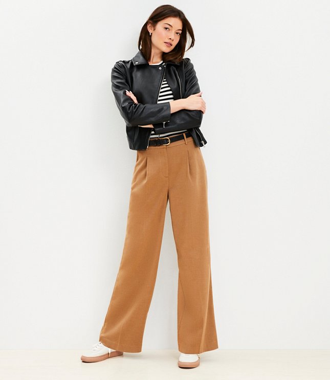 Tall Peyton Trouser Pants in Heathered Brushed Flannel