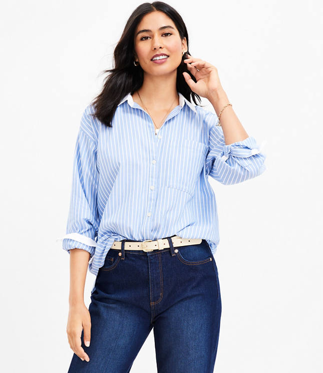 Striped Oversized Shirt