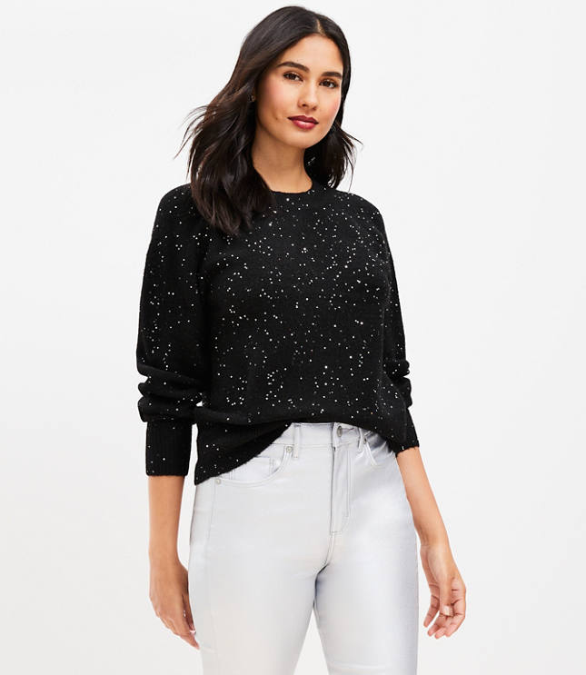 Black sparkly clearance sweater