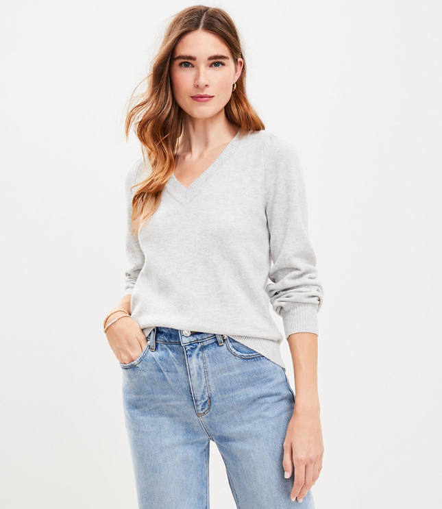 Relaxed V-Neck Sweater