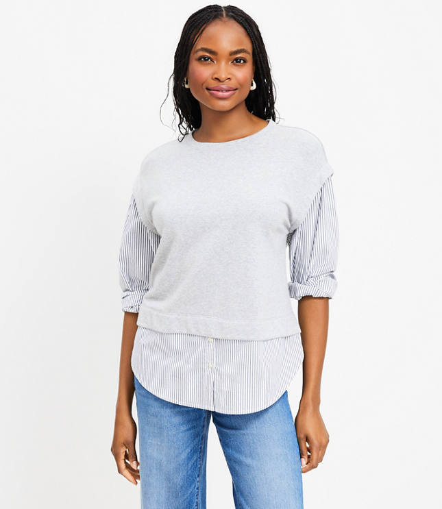 Fashion Look Featuring LOFT Plus Size Sweatshirts & Hoodies and