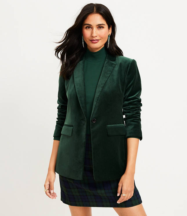 Loft velvet outlet blazer