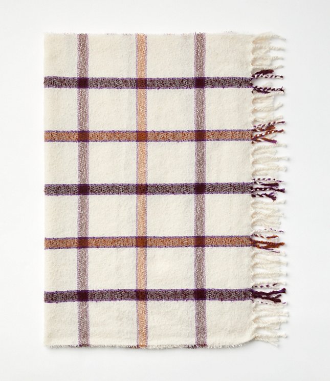 Plaid Blanket Scarf