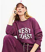 Lou & Grey West Coast Fluffy Fleece Sweatshirt carousel Product Image 2