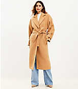 Modern Tie Waist Trench Coat carousel Product Image 1