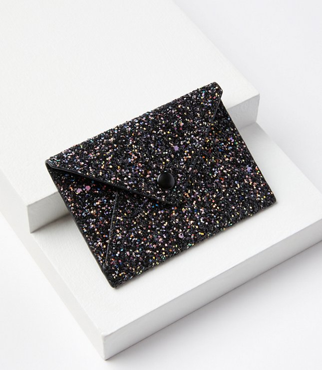 Glitter Envelope Card Case