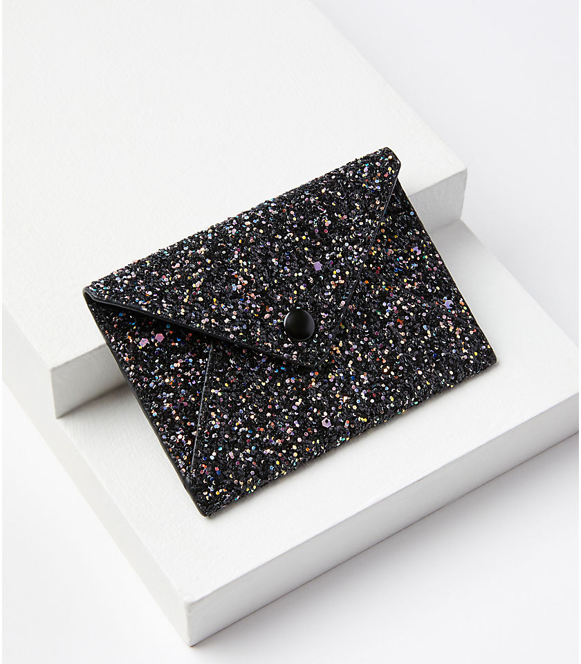 Glitter Envelope Card Case