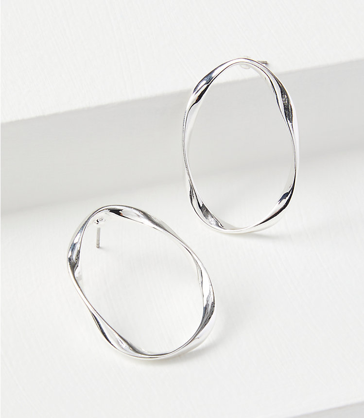 Oval Open Earrings image number null