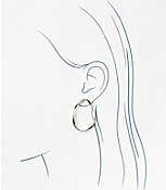 Oval Open Earrings carousel Product Image 2