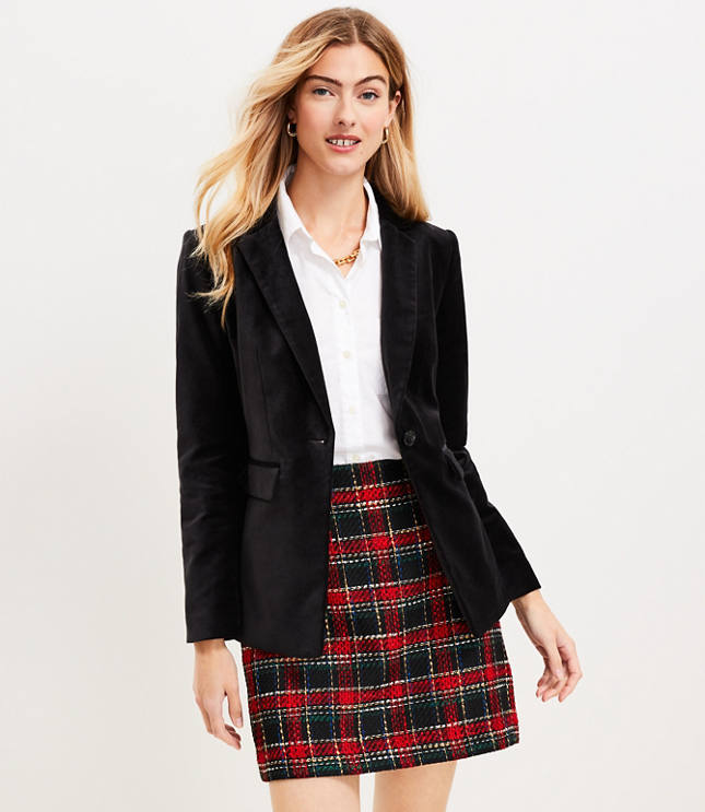 Velvet blazer outlet petite