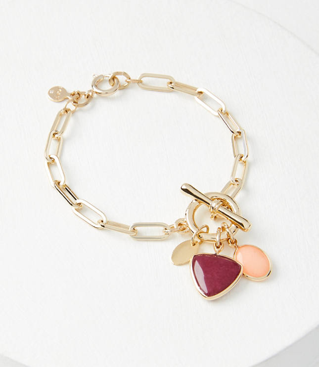 Toggle charm deals bracelet