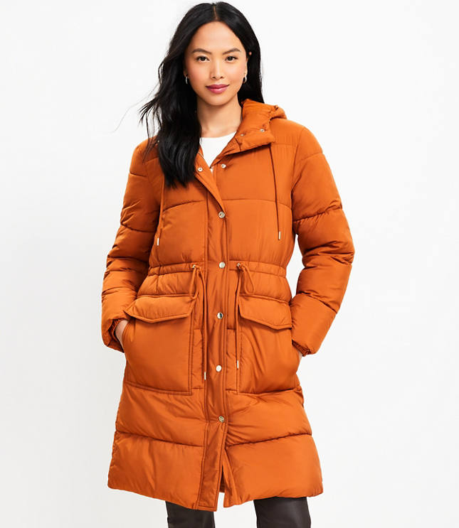 Women's petite shop puffer jacket