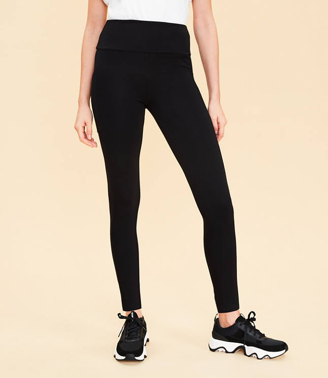 Lou & Grey High Rise Essential Leggings - Dark Charcoal Grey