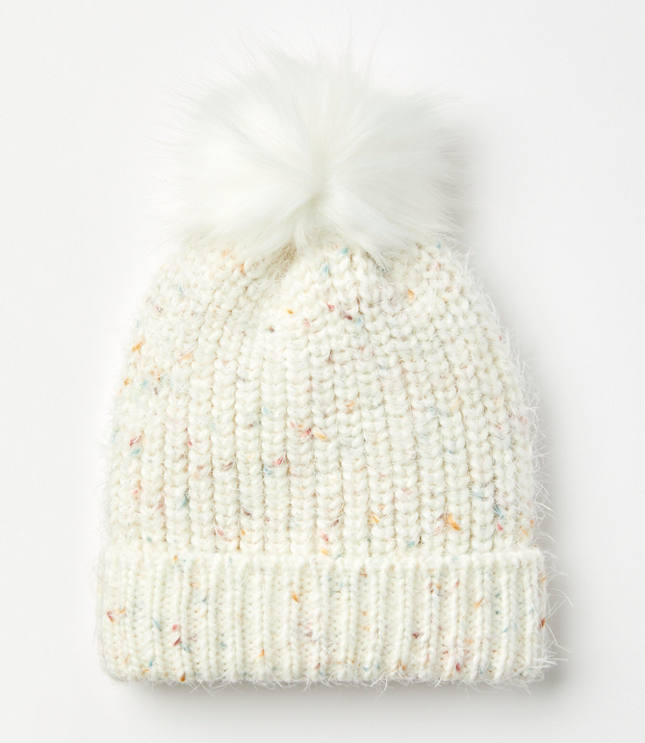 Confetti Pom Pom Beanie