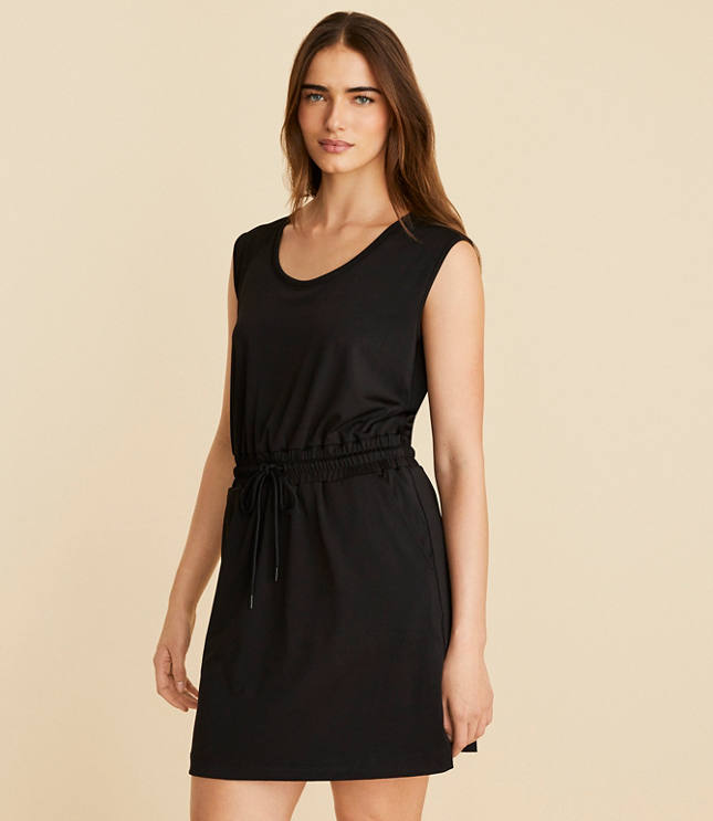 Loft Lou & Grey Luvstretch Drawstring Pocket Dress