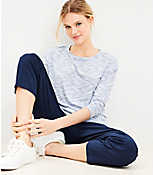 Lou & Grey Marled Ribbed Shirttail Top carousel Product Image 2