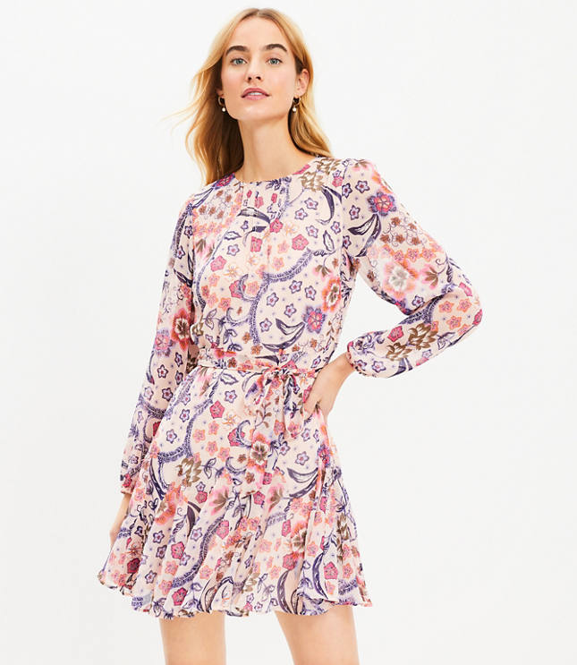 Godet Flare Dress