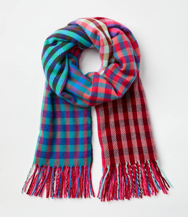 Plaid Blanket Scarf