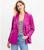 Cotton Linen Double Breasted Blazer carousel Product Image 2
