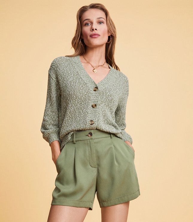 Pleated Shorts in Emory image number null